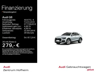 Używany Audi Q8 Performance 340 KM (250 kW) 2022 Srebrny SUV
