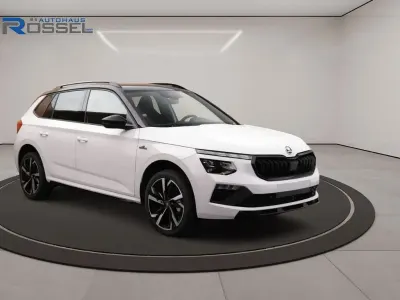 Neu Skoda Kamiq Monte Carlo 150 PS (110 kW) 2026 Weiß/dach in schwarz SUV