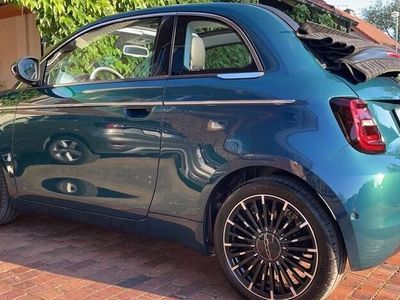 gebraucht Fiat 500e la Prima Cabrio Ozean Green Metallic