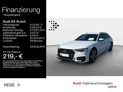 Gebraucht Audi A6 S-Line 204 PS (150 kW) 2025 Gletscherweiß metallic Kombi