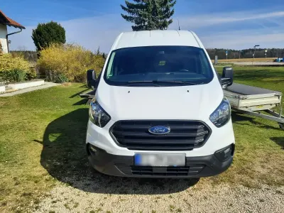 Gebraucht Ford Transit Custom 130 PS (95 kW) 2021 Weiß Van / Kleinbus