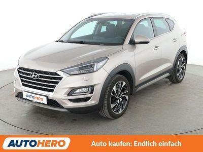 Second-hand Hyundai Tucson Premium 177 CP (130 kW) 2018 Bej SUV