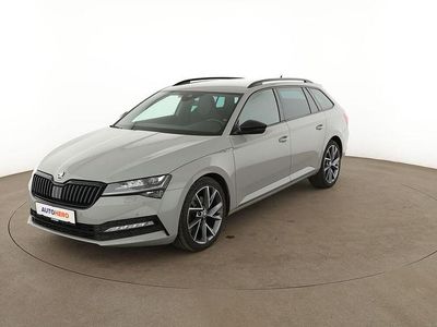 Occasion Skoda Superb SportLine 200 PK (147 kW) 2021 Grijs Stationwagen