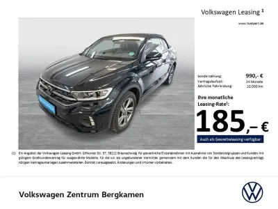 Gebraucht VW T-Roc Cabriolet R-line 150 PS (110 kW) 2025 Schwarz Cabrio