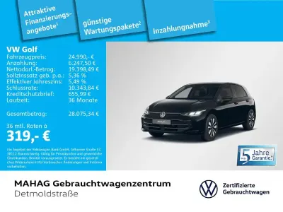 Gebraucht VW Golf VIII Goal 116 PS (85 kW) 2025 Schwarz Limousine