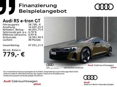 Gebraucht Audi e-tron GT quattro Sport 439 kW (598 PS) 2022 Grün Limousine