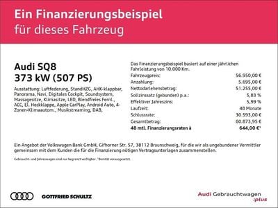 Usata Audi SQ8 Business 507 CV (372 kW) 2022 (unbekannt) SUV