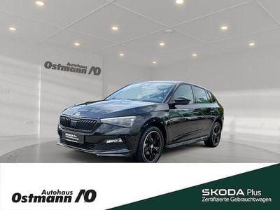 Gebraucht Skoda Scala Monte Carlo 110 PS (80 kW) 2022 Schwarzmagic perleffekt Kleinwagen