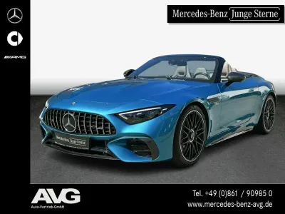 Gebraucht Mercedes SL43 AMG AMG 421 PS (309 kW) 2024 Lack hyperblau Cabrio