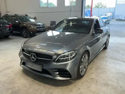 Gebraucht Mercedes C200 AMG line 197 PS (144 kW) 2019 Selenitgrau  metalliclack Limousine