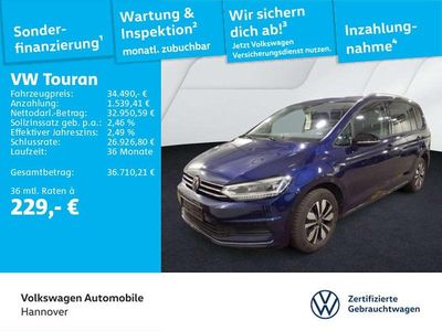 Gebraucht VW Touran Goal 150 PS (110 kW) 2025 Blau Van / Kleinbus