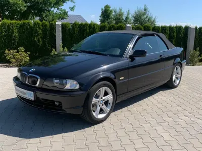 Gebraucht BMW 323 Cabriolet 170 PS (125 kW) 2000 Schwarz Cabrio