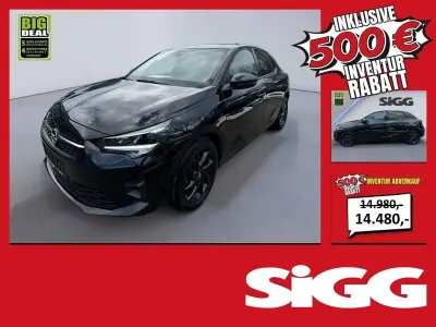 Gebraucht Opel Corsa GS Line 101 PS (74 kW) 2023 Diamant schwarz (metallic) Kleinwagen