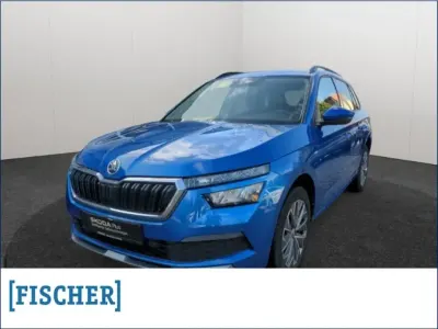 Gebraucht Skoda Kamiq Tour 110 PS (80 kW) 2022 Modra race/race blue (metallic) SUV