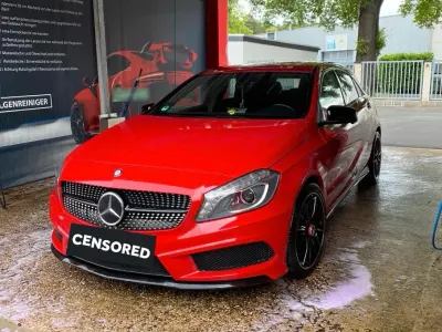 Gebraucht Mercedes A200 AMG line 136 PS (100 kW) 2014 Rot Kleinwagen