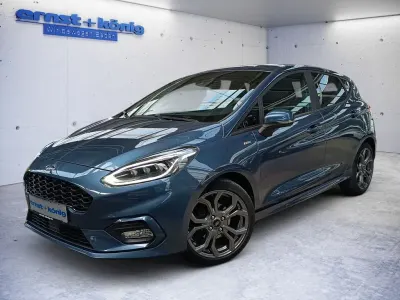 Gebraucht Ford Fiesta ST-Line 101 PS (74 kW) 2018 Blau Kleinwagen