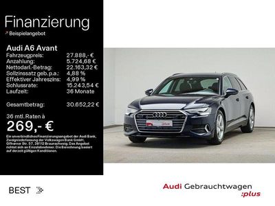 Gebraucht Audi A6 Sport 163 PS (119 kW) 2022 Firmamentblau metallic (metallic) Kombi