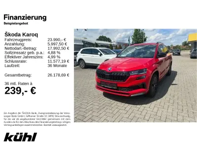 Gebraucht Skoda Karoq SportLine 150 PS (110 kW) 2022 SUV