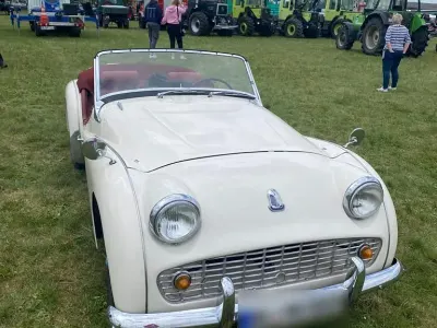 Usata Triumph TR3 102 CV (75 kW) 1952 Bianco Cabrio
