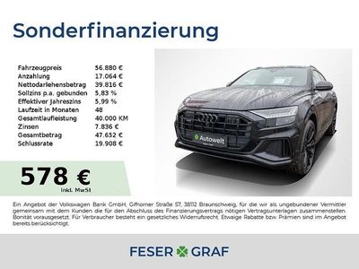 Second-hand Audi Q8 Ambiente 286 CP (210 kW) 2022 Negru SUV