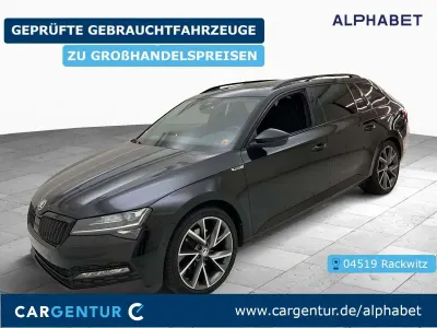 Gebraucht Skoda Superb SportLine 200 PS (147 kW) 2023 Schwarz (metallic) Kombi