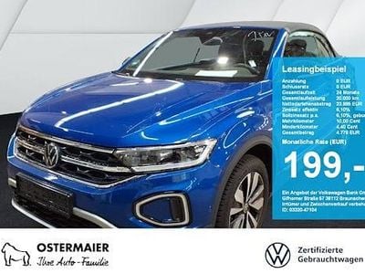 Gebraucht VW T-Roc Goal 116 PS (85 kW) 2025 Blau SUV
