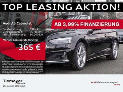 gebraucht Audi A5 Cabriolet 40 TFSI ADVANCED LM18 TEILLEDER NAVI+ KAMERA