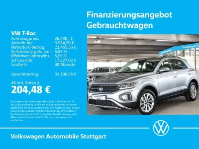 Brugt VW T-Roc Life 150 HK (110 kW) 2025 Sølv SUV
