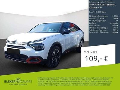 Weiß Gebraucht 2023 Citroën C4 PureTech Limousine | 16.370 € (Guter Preis)