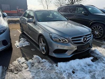 Silber Gebraucht 2014 Mercedes E250 AMG line Limousine | 17.990 € (Superpreis)