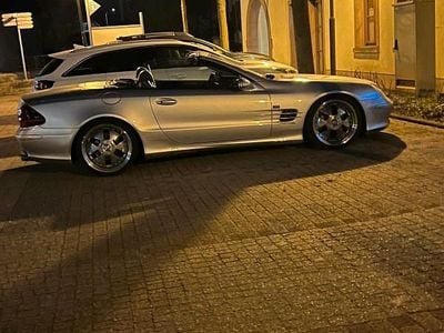 Gebraucht Mercedes SL500 306 PS (225 kW) 2002 Silber Cabrio