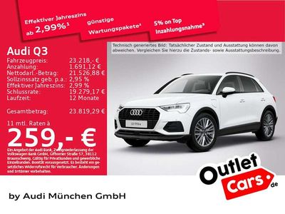 Gebraucht Audi Q3 S-Line 245 PS (180 kW) 2022 Gletscherweiß metallic SUV