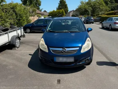 Gebraucht Opel Corsa 80 PS (58 kW) 2008 Blau Kleinwagen