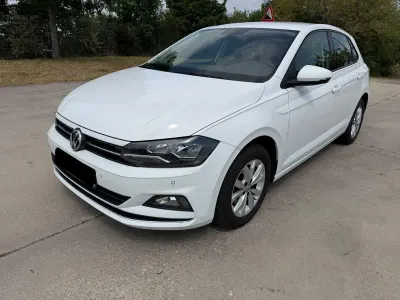 Gebraucht VW Polo Highline 95 PS (69 kW) 2019 Weiß Kleinwagen