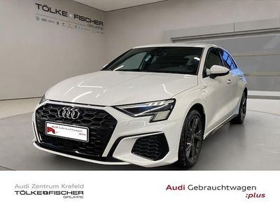 Gebraucht Audi A3 Sportback e-tron S-Line 245 PS (180 kW) 2023 Ibisweiß Kleinwagen