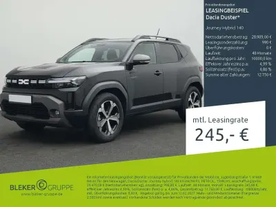 Ny Dacia Duster Journey 140 HK (102 kW) 2026 Sort SUV