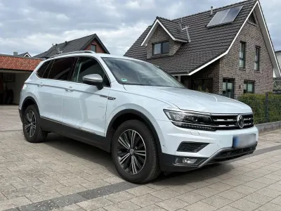Gebraucht VW Tiguan Allspace Comfortline 150 PS (110 kW) 2018 Weiß SUV
