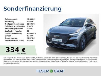 Taifungrau metallic Gebraucht 2022 Audi Q4 Sportback e-tron Advanced SUV | 29.480 € (Guter Preis)
