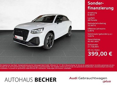 Gebraucht Audi Q2 S-Line 150 PS (110 kW) 2024 Gletscherweiß metallic SUV