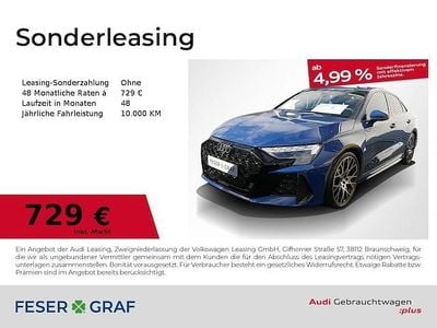 Gebraucht Audi RS3 Ambiente 400 PS (294 kW) 2025 Blau (ascariblau metallic) Limousine