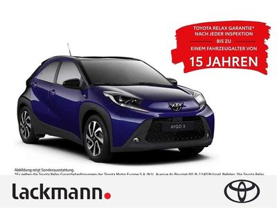 Neu Toyota Aygo X Play 72 PS (52 kW) 2025 3u4)/ black mica (209) (rot SUV