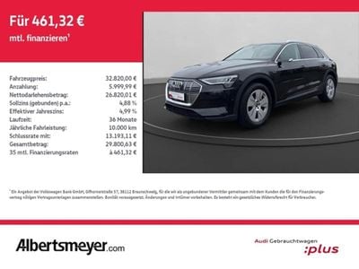 Gebraucht Audi e-tron Ambiente 300 kW (408 PS) 2020 Mythosschwarz metallic SUV