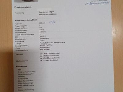 Gebraucht Renault Captur LIMITED 90 PS (66 kW) 2019 Weiß SUV