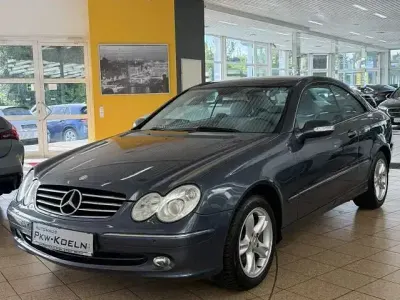 Brugt Mercedes CLK200 163 HK (119 kW) 2005 Blå Coupe