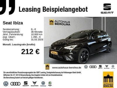 Schwarz Neu 2025 Seat Ibiza FR Limousine | 23.777 € (Guter Preis)