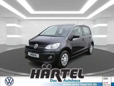 Gebraucht VW up! move up! 65 PS (47 kW) 2023 Deep black perleffekt, pearl effect Kleinwagen