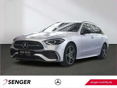 Gebraucht Mercedes C180 AMG line 170 PS (125 kW) 2025 Lack hightechsilber Kombi
