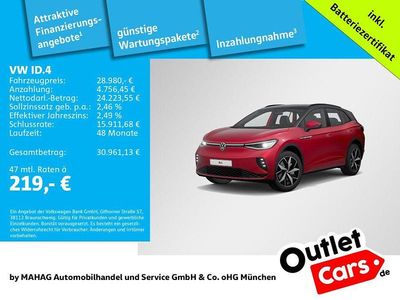 Rot Gebraucht 2021 VW ID.4 GTX SUV | 28.980 € (Guter Preis)