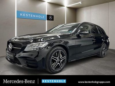 Unilack schwarz uni Gebraucht 2020 Mercedes C300e AMG Kombi | 27.890 € (Etwas zu teuer)