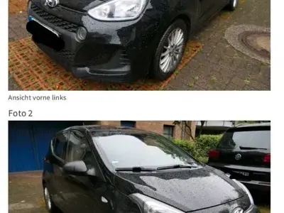 Usata Hyundai i10 Classic 67 CV (49 kW) 2017 Nero Utilitaria
